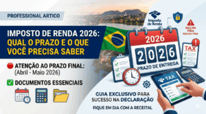 Imposto de Renda 2026: qual o prazo e o que você precisa saber em Sete Lagoas
